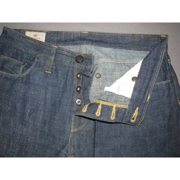 SHOCKOE ATELIER Medium Wash SELVEDGE Slim DIXON Jeans‎ Men's 31 X 33